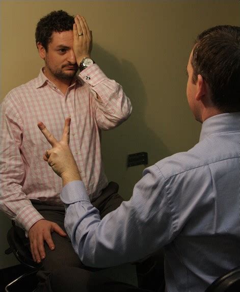 confrontation test used for|Finger Counting Visual Confrontation Field Test.